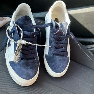 Off white blue sneakers